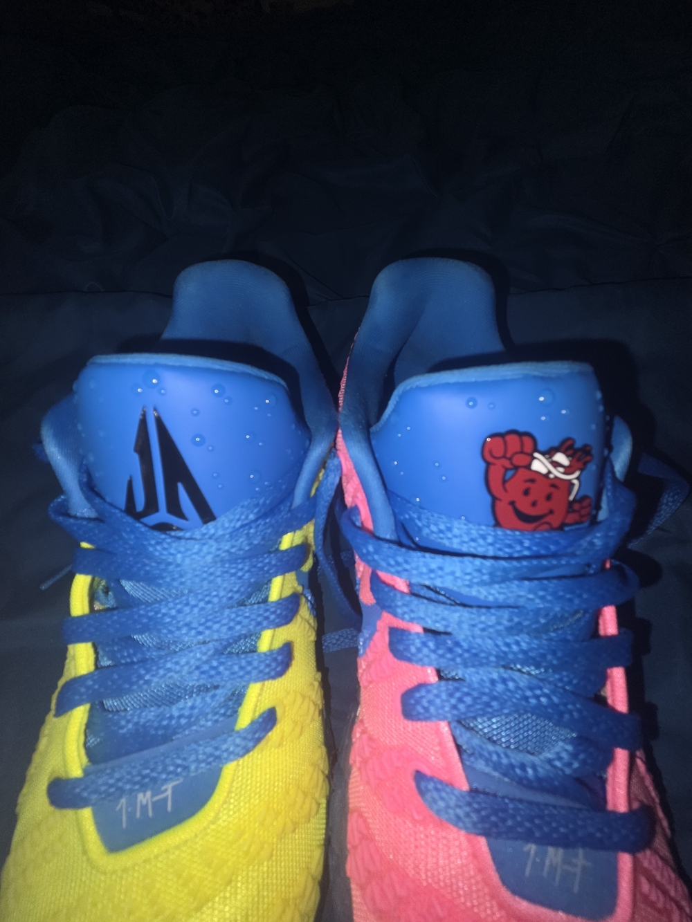 Colorblock Blue, Yellow & Pink Athletic Sneakers